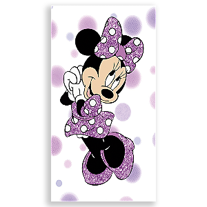Faixa Lateral - Minnie Lilas - Sublimado 3D