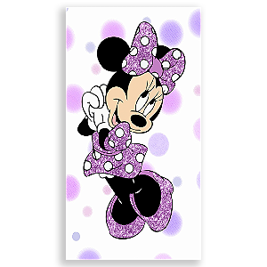 Faixa Lateral - Minnie Lilas - Sublimado 3D
