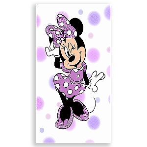 Faixa Lateral - Minnie Lilas - Sublimado 3D