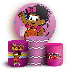 KIT Redondo e Trio - Turma da Milena - Sublimado 3D