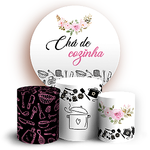 KIT Redondo e Trio - Cha de Cozinha - Sublimado 3D