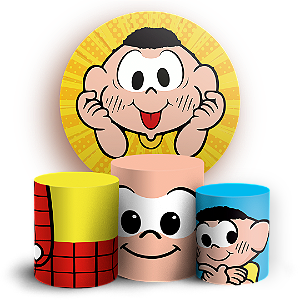 KIT Redondo e Trio - Turma Da Monica - Sublimado 3D