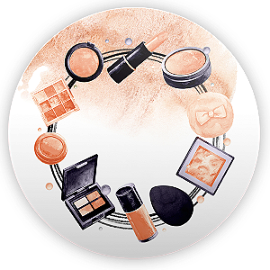 Capa Mini Painel Sublimado - Maquiagem