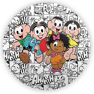 Capa Mini Painel Sublimado - Turma Da Monica