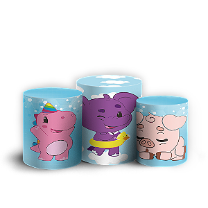 Trio Cilindro - Baby Tube - Sublimado 3D + Elástico