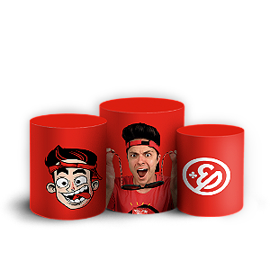 Trio Cilindro - Enaldinho - Sublimado 3D + Elástico