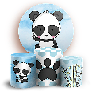 KIT Redondo e Trio - Panda - Sublimado 3D