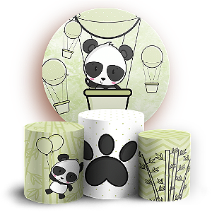 KIT Redondo e Trio - Panda - Sublimado 3D