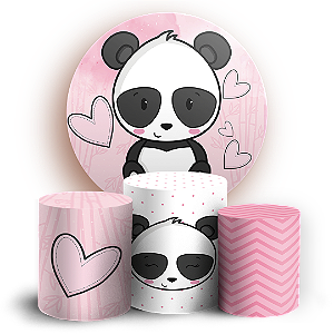 KIT Redondo e Trio - Panda - Sublimado 3D