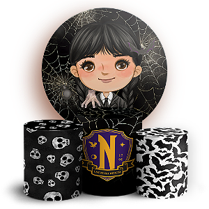 KIT Redondo e Trio - Wandinha - Sublimado 3D