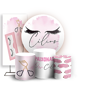 KIT Redondo Trio e Faixa - Maquiagem - Sublimado 3D