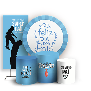 KIT Redondo Trio e Faixa - Dia dos Pais  - Sublimado 3D
