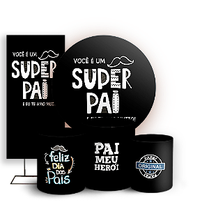 KIT Redondo Trio e Faixa - Dia dos Pais - Sublimado 3D