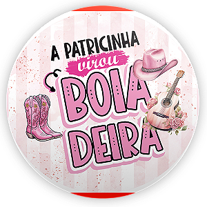 Painel Redondo - Ana Castela - Sublimado 3D