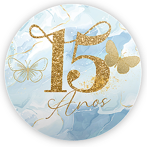 Capa Mini Painel Sublimado - 15 Anos