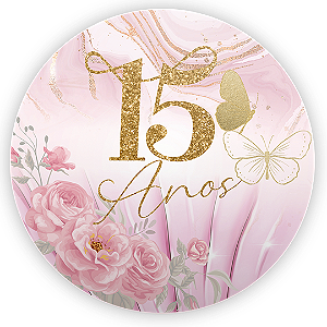 Capa Mini Painel Sublimado - 15 Anos