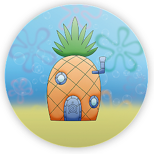 Capa Mini Painel Sublimado - Bob Esponja