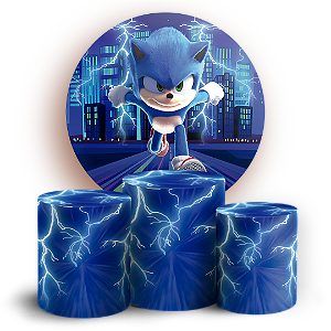 KIT Redondo e Trio - Sonic - Sublimado 3D