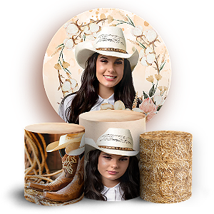 KIT Redondo e Trio - Ana Castela - Sublimado 3D