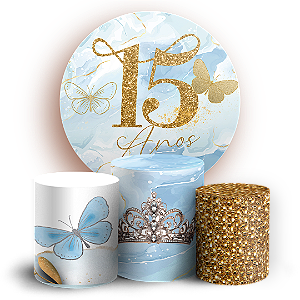 KIT Redondo e Trio - 15 Anos - Sublimado 3D