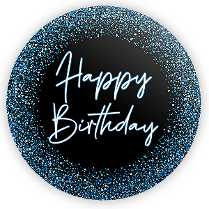 Mini Painel - Happy Birthday - Sublimado 3D