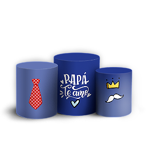 Trio Cilindro - Dia del Padre  - Sublimado 3D