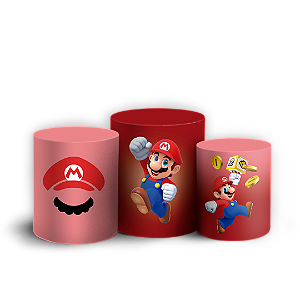 Trio Cilindro - Super Mario  - Sublimado 3D