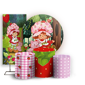 KIT Redondo Trio e Faixa - Moranguinho