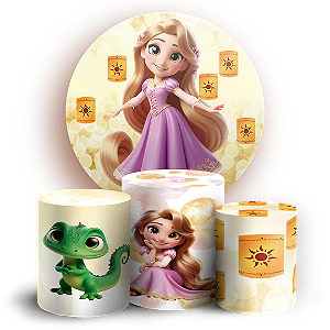 KIT Redondo e Trio - Enrolados - Sublimado 3D