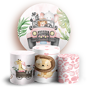 KIT Redondo e Trio - Safari - Sublimado 3D