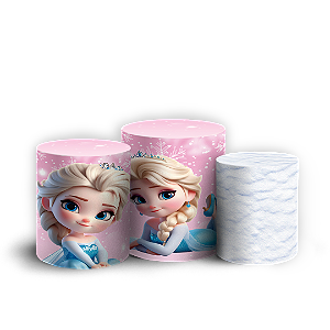 Trio Cilindro - Frozen - Sublimado 3D