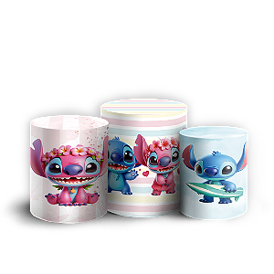Trio Cilindro - Lilo e Stitch - Sublimado 3D