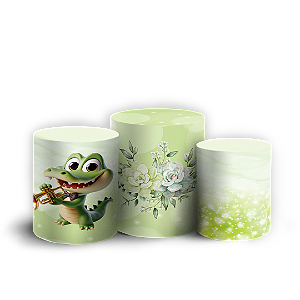 Trio Cilindro - Princesa Tiana - Sublimado 3D