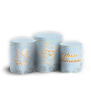 Trio Cilindro - Batizado - Sublimado 3D