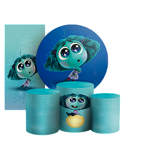 KIT Redondo Trio e Faixa - Inveja Divertida Mente - Sublimado 3D