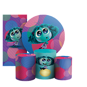 KIT Redondo Trio e Faixa - Inveja Divertida Mente - Sublimado 3D