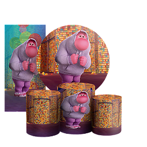 KIT Redondo Trio e Faixa - Vergonha Divertida Mente - Sublimado 3D