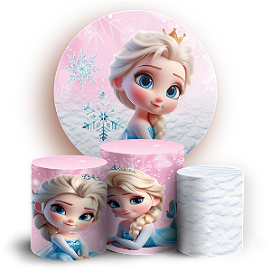 KIT Redondo e Trio - Frozen - Sublimado 3D