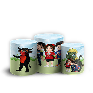 Trio Cilindro - Boi Da Cara Preta - Sublimado 3D + Elástico