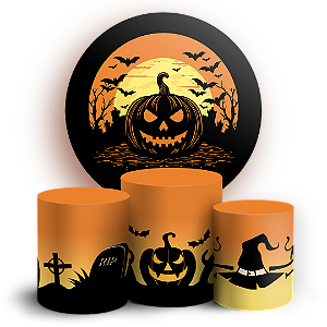 KIT Redondo e Trio - Halloween - Sublimado 3D