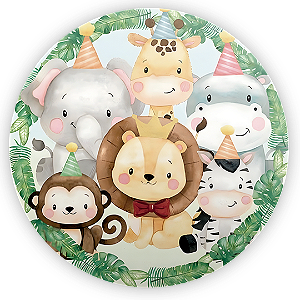 Painel Redondo - Safari - Sublimado 3D