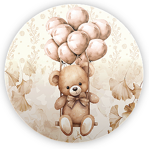 Mini Painel - Urso Marrom - Sublimado 3D