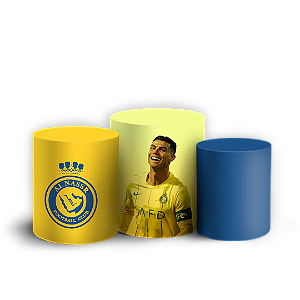 Trio Cilindro - CR7 Cristiano Ronaldo - Sublimado 3D
