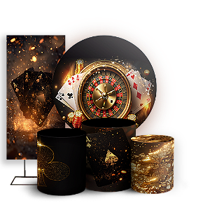 KIT Redondo Trio e Faixa - Cassino - Sublimado 3D