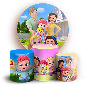 KIT Redondo e Trio - Bebefinn - Sublimado 3D