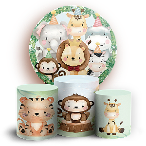 KIT Redondo e Trio - Safari - Sublimado 3D