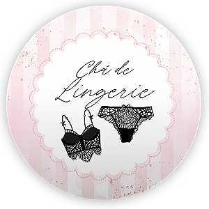 Painel Redondo - Cha De Lingerie - Sublimado 3D