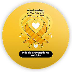 Mini Painel - Setembro Amarelo - Sublimado 3D