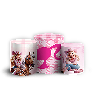 Trio Cilindro - Barbie - Sublimado 3D