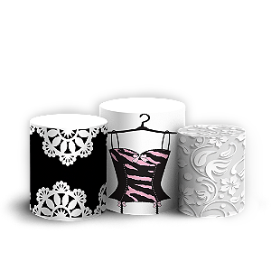 Trio Cilindro - Cha De Lingerie - Sublimado 3D